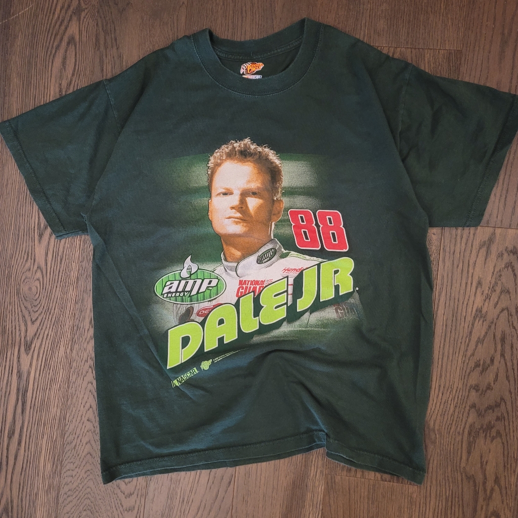 Vintage 90s Nascar Dale Jr Amp Energy Nascar 2008 Vtg Shirt Mens Size Medium